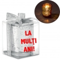 Cadou suport lumanare efect, La multi ani! Cadou suport lumanare efect, La multi ani!